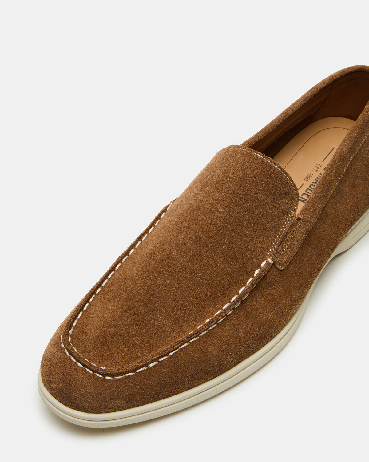 LINUX Chestnut Suede Slip-On Men's Casual Steve Madden CHESTNUT SUEDE