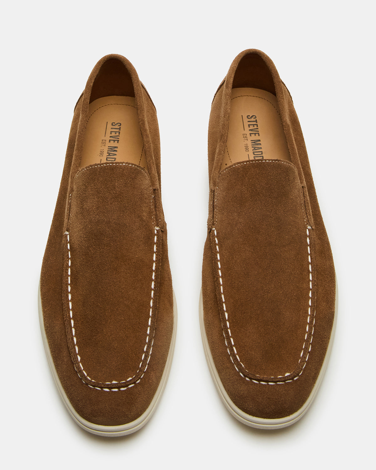 LINUX Chestnut Suede Slip-On Men's Casual Steve Madden CHESTNUT SUEDE