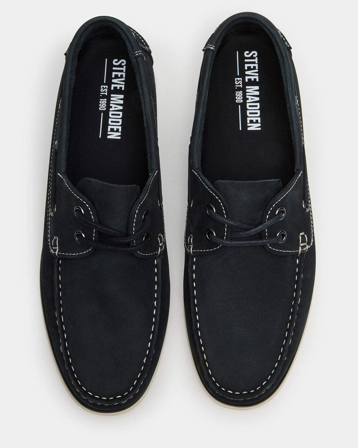 ZEPHYR Navy Slip-On Men's Boat Shoe Loafer Steve Madden NAVY