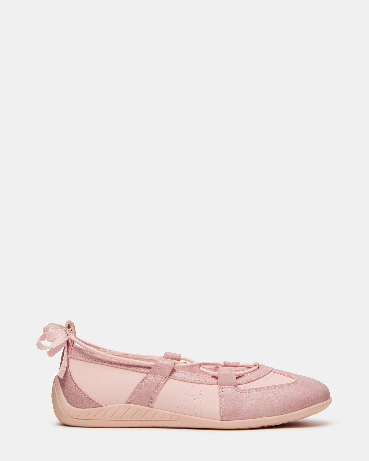 Kids' MEARA Blush Low-Top Lace-Up Girls' Sneaker Steve Madden BLUSH