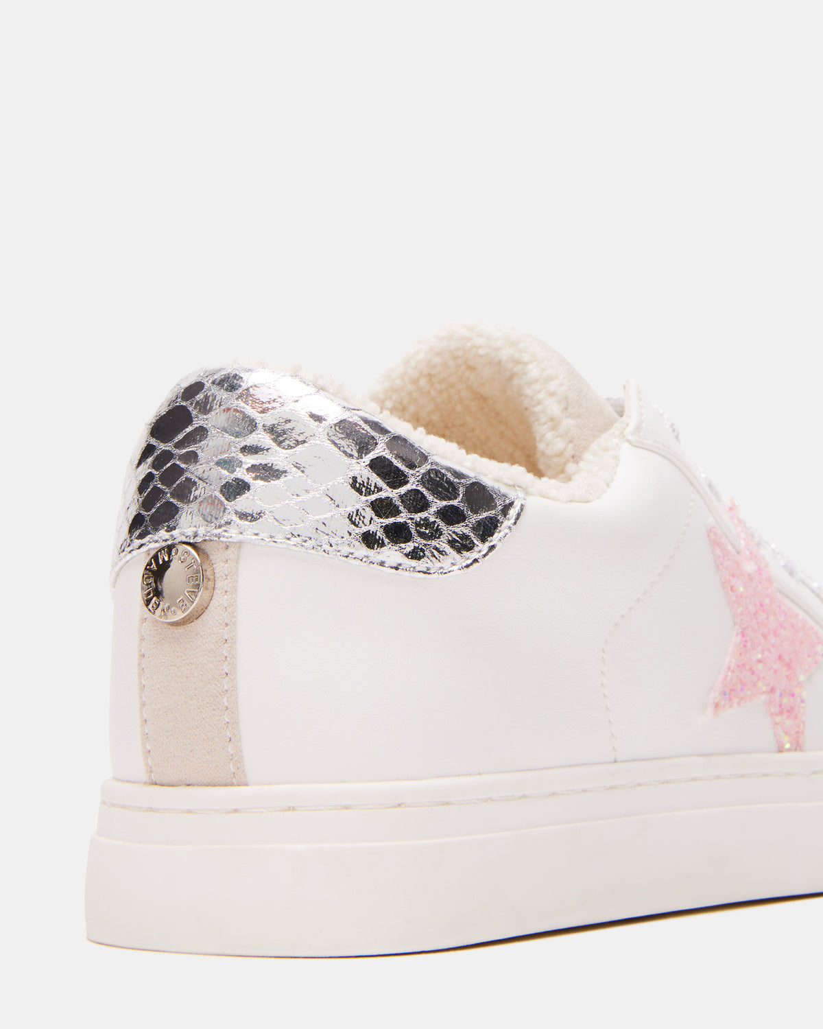 Kids' REZUME White Multi Girls' Lace-Up Star Sneakers Steve Madden WHITE MULTI