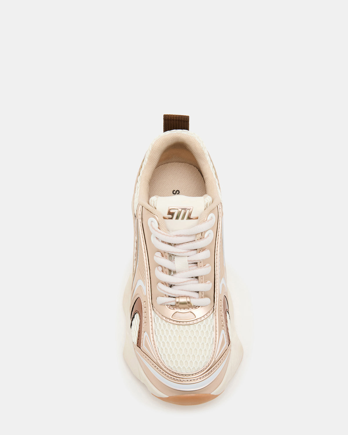 Kids' SPEDSTR Rose Gold Low-Top Lace-Up Girls' Sneaker Steve Madden ROSE GOLD