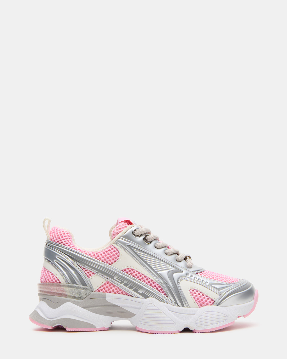 Kids' SPEDSTR Pink Low-Top Lace-Up Girls' Sneaker Steve Madden PINK