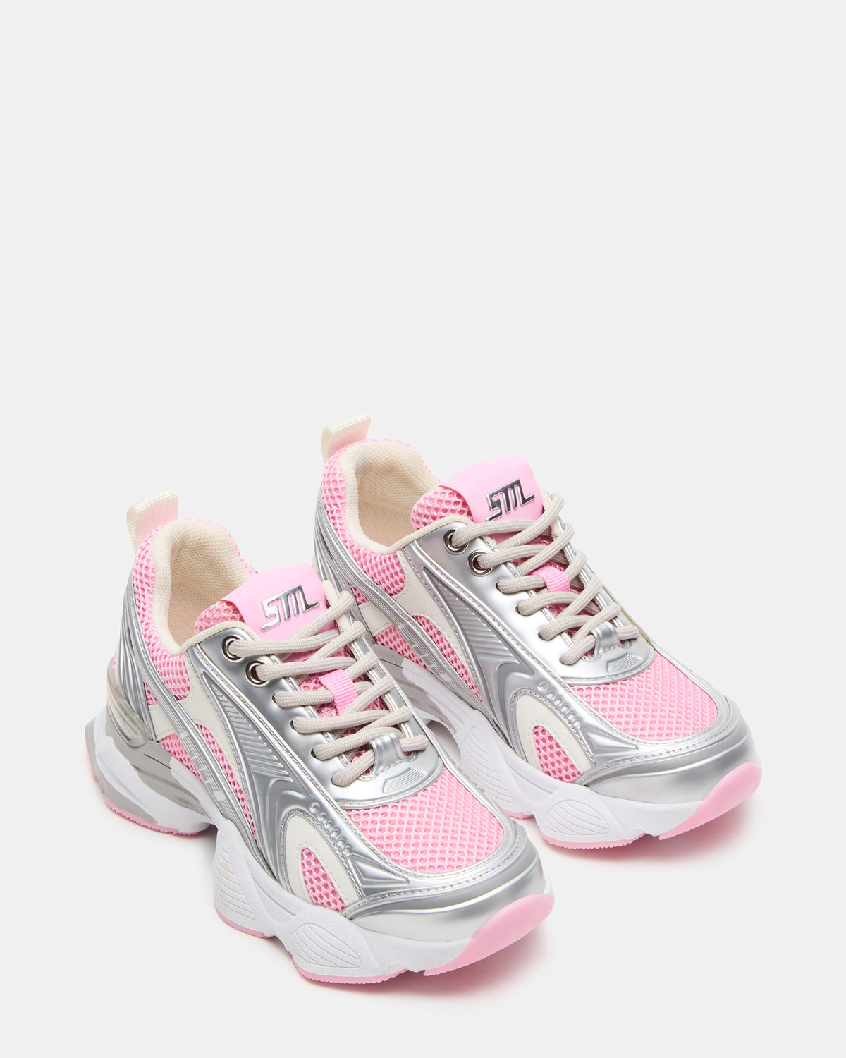 Kids' SPEDSTR Pink Low-Top Lace-Up Girls' Sneaker Steve Madden PINK