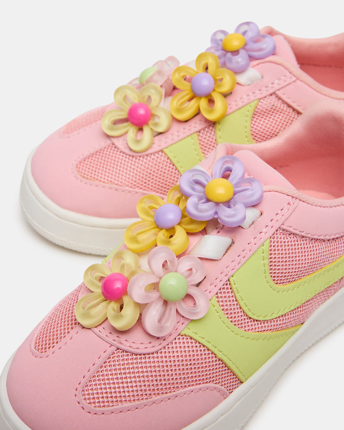 Toddlers' JERSEY Lime/Pink Low-Top Platform Girls' Sneaker Steve Madden LIME PINK