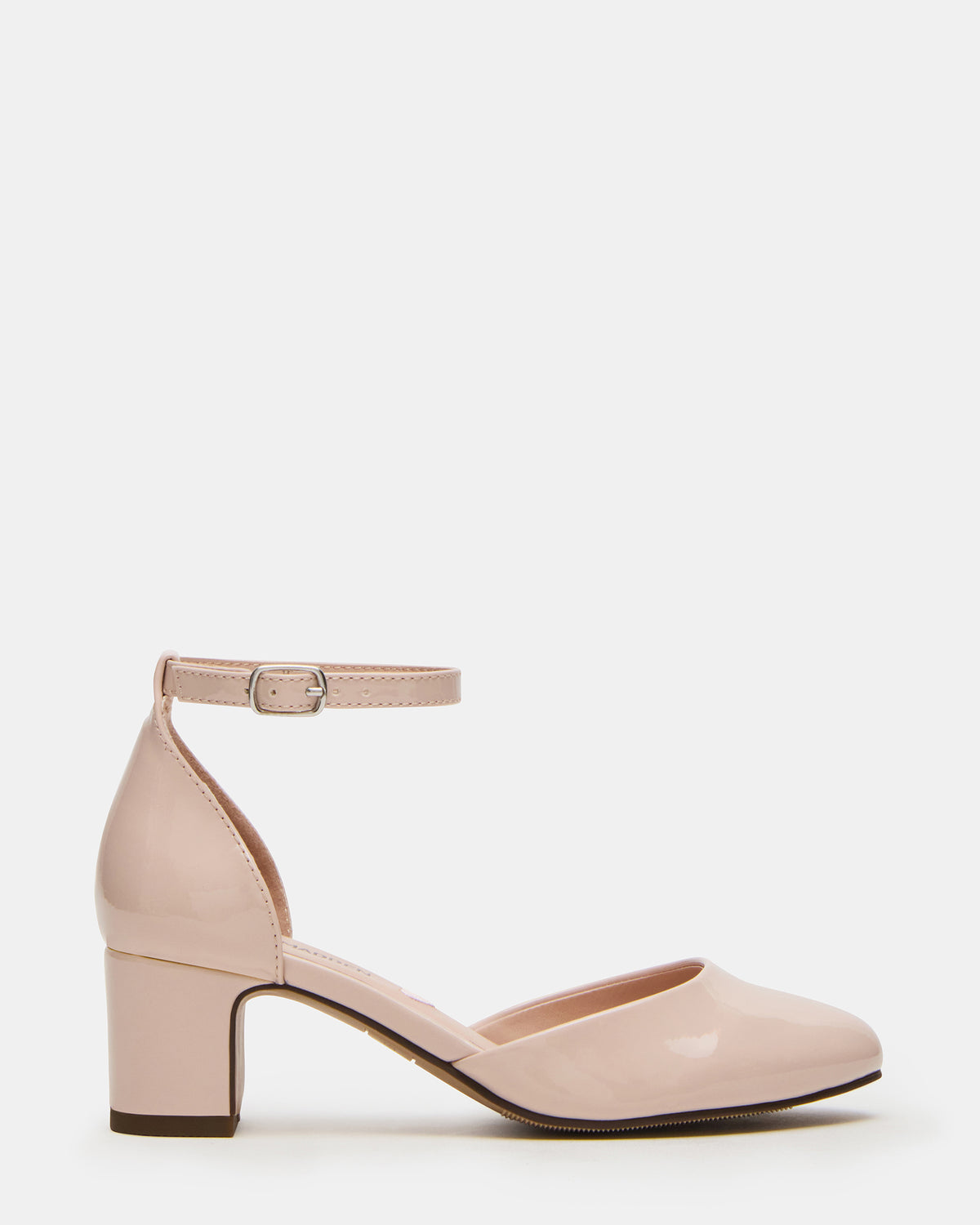 Kids' PRETTYY Blush Patent Girls' Block Heel Steve Madden BLUSH PATENT