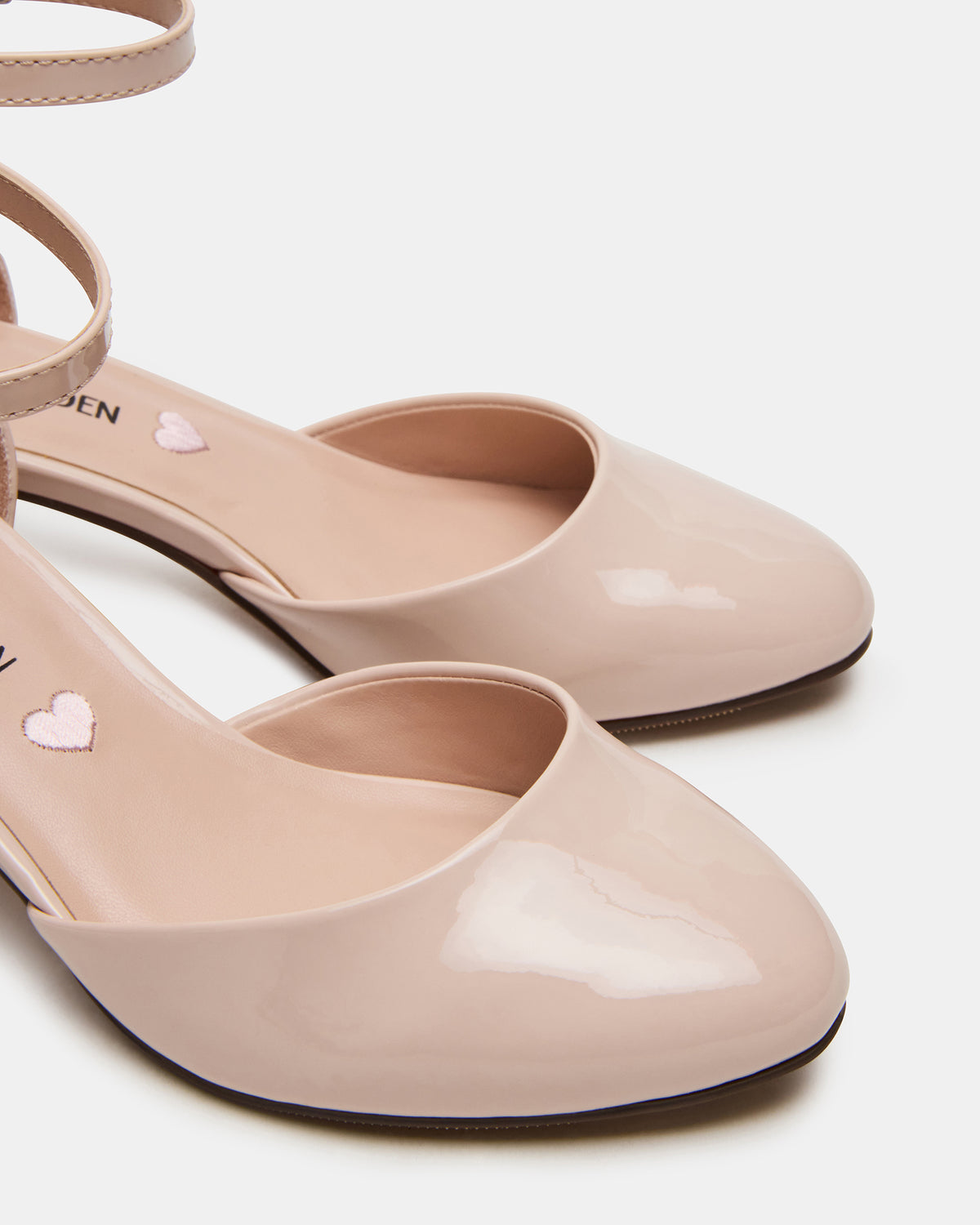 Kids' PRETTYY Blush Patent Girls' Block Heel Steve Madden BLUSH PATENT