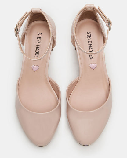 Kids' PRETTYY Blush Patent Girls' Block Heel Steve Madden BLUSH PATENT