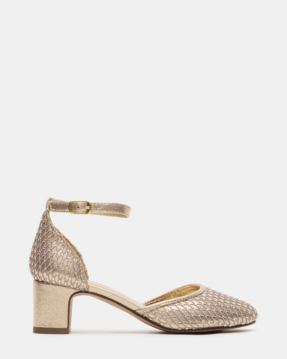 Kids' PRETTYY Gold Girls' Block Heel Steve Madden GOLD