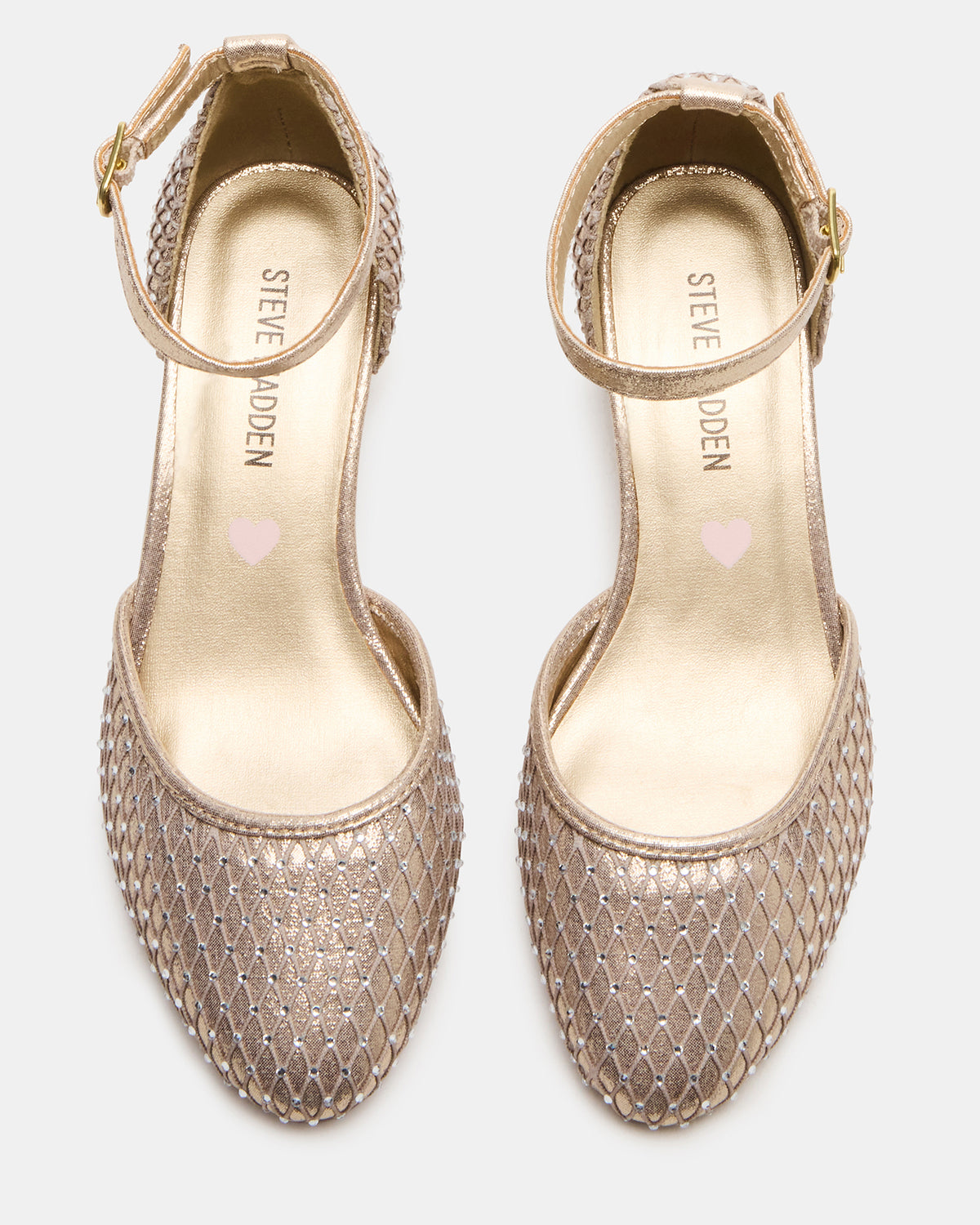 Kids' PRETTYY Gold Girls' Block Heel Steve Madden GOLD