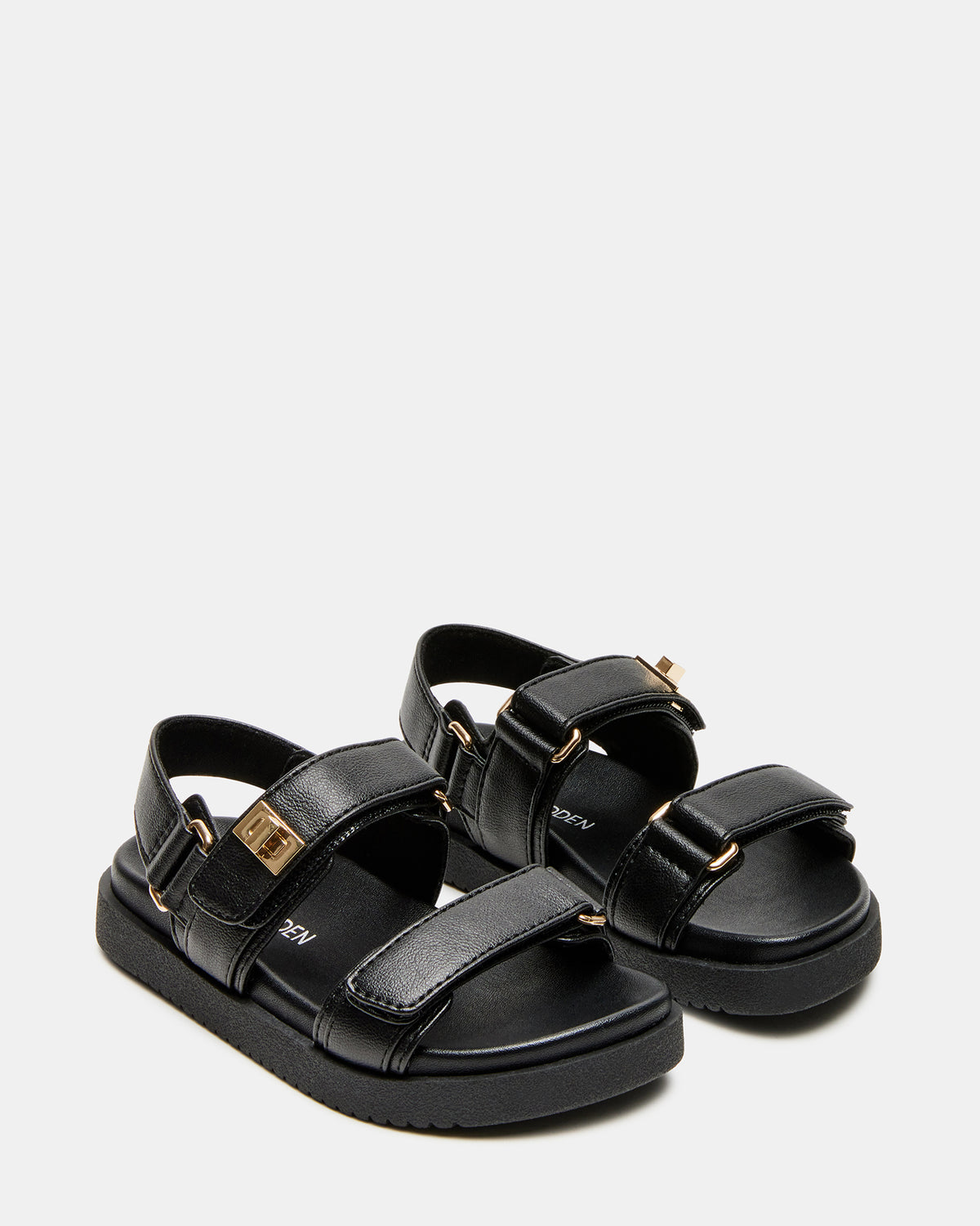 Toddlers' MONA Black Girls' Flatform Sandal Steve Madden BLACK