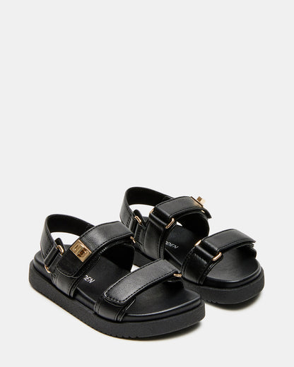 Toddlers' MONA Black Girls' Flatform Sandal Steve Madden BLACK