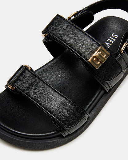Toddlers' MONA Black Girls' Flatform Sandal Steve Madden BLACK
