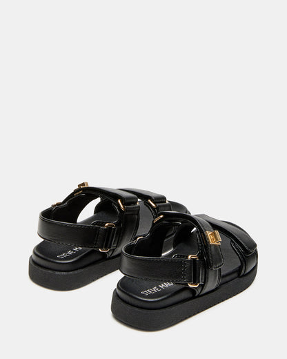 Toddlers' MONA Black Girls' Flatform Sandal Steve Madden BLACK