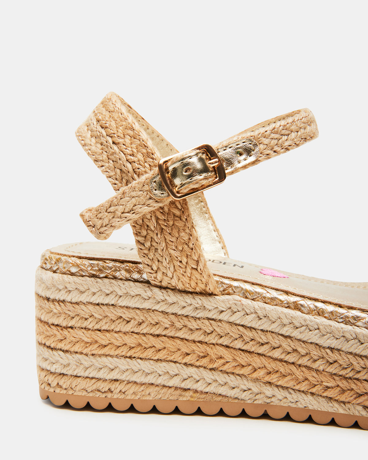 Kids' CLEO Natural Girls' Platform Wedge Steve Madden NATURAL