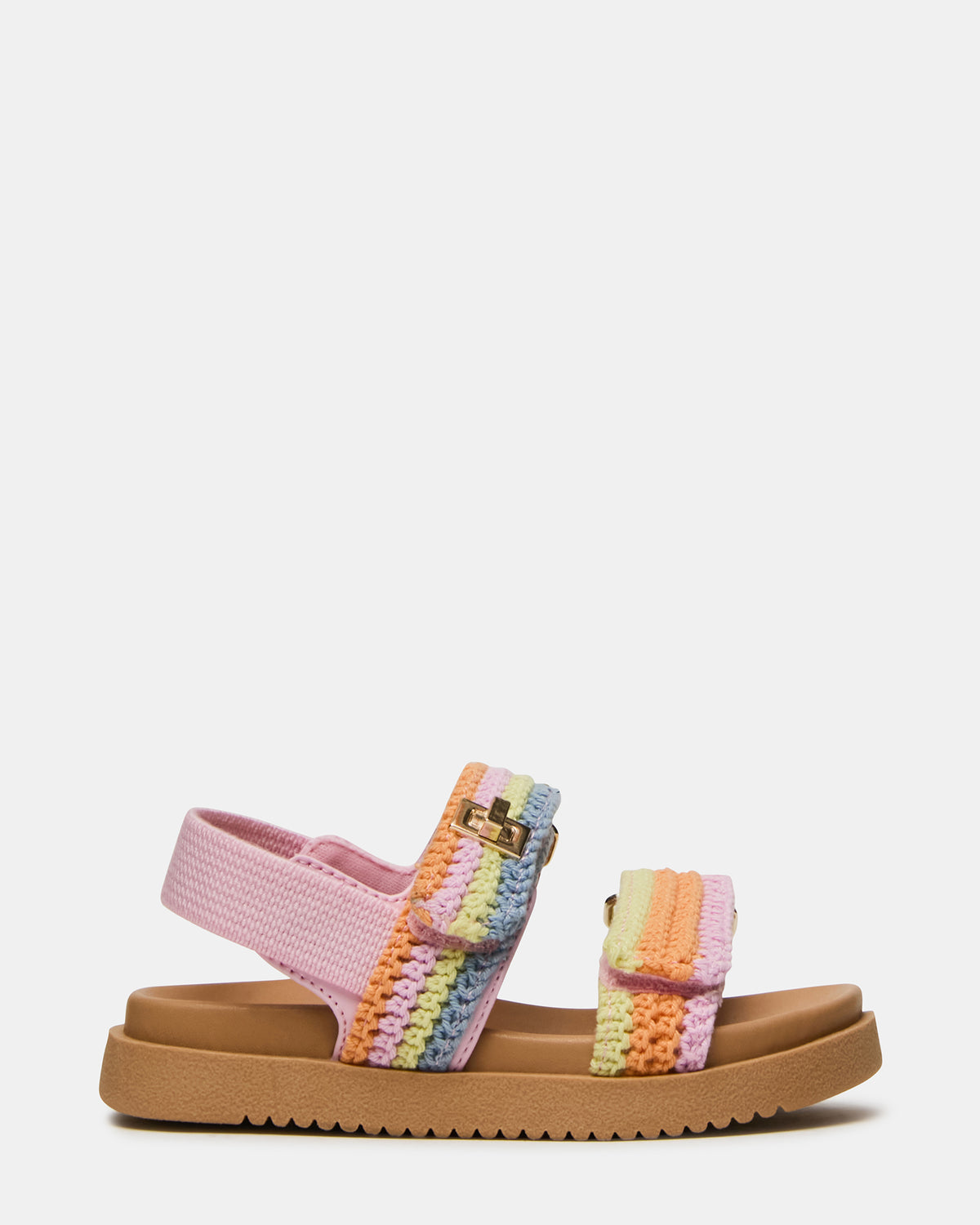 Toddlers' MONA Pastel Multi Girls' Flatform Sandal Steve Madden PASTEL MULTI