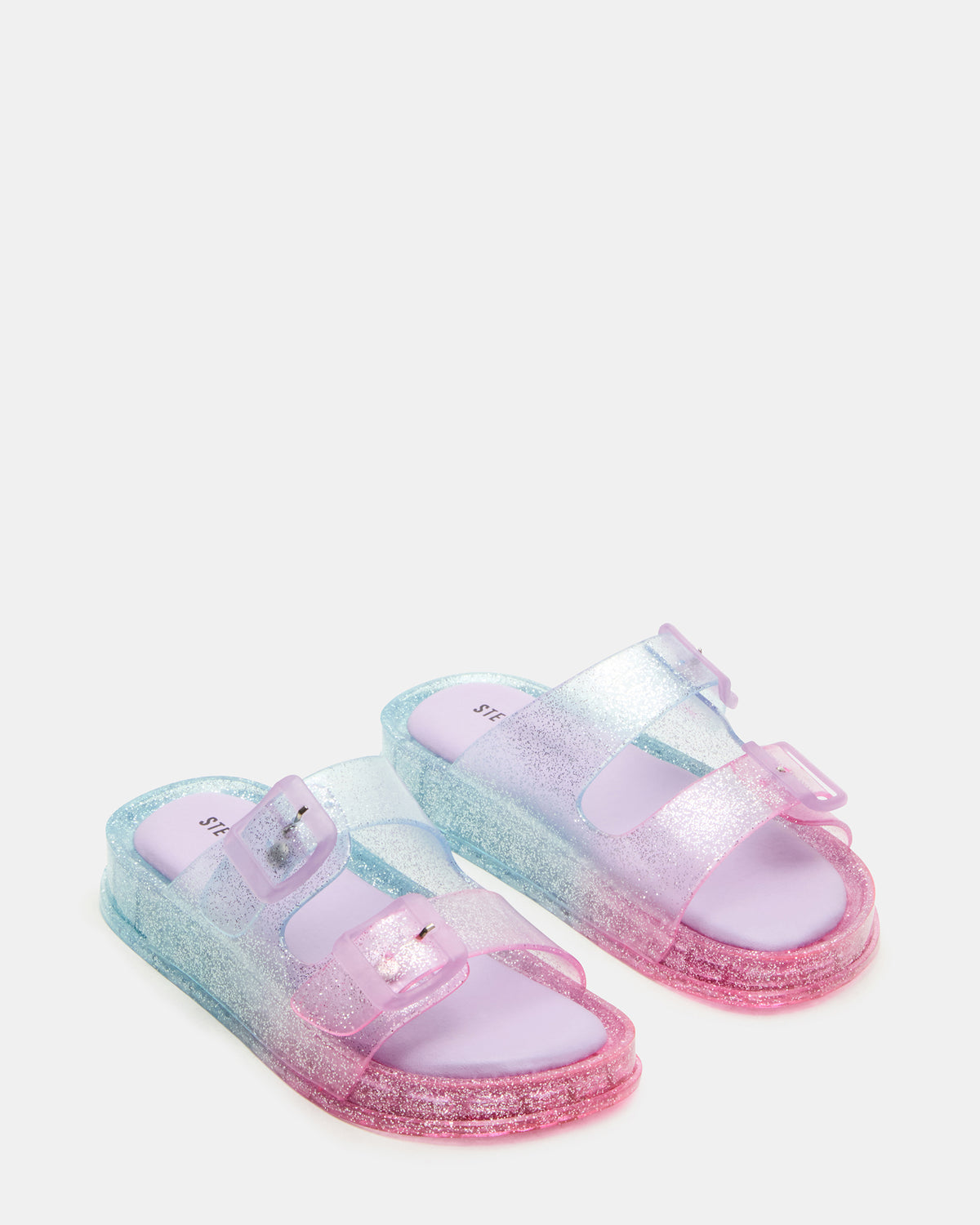 Kids' LOLLI Multi Girls' Flatform Slide Sandal Steve Madden MULTI