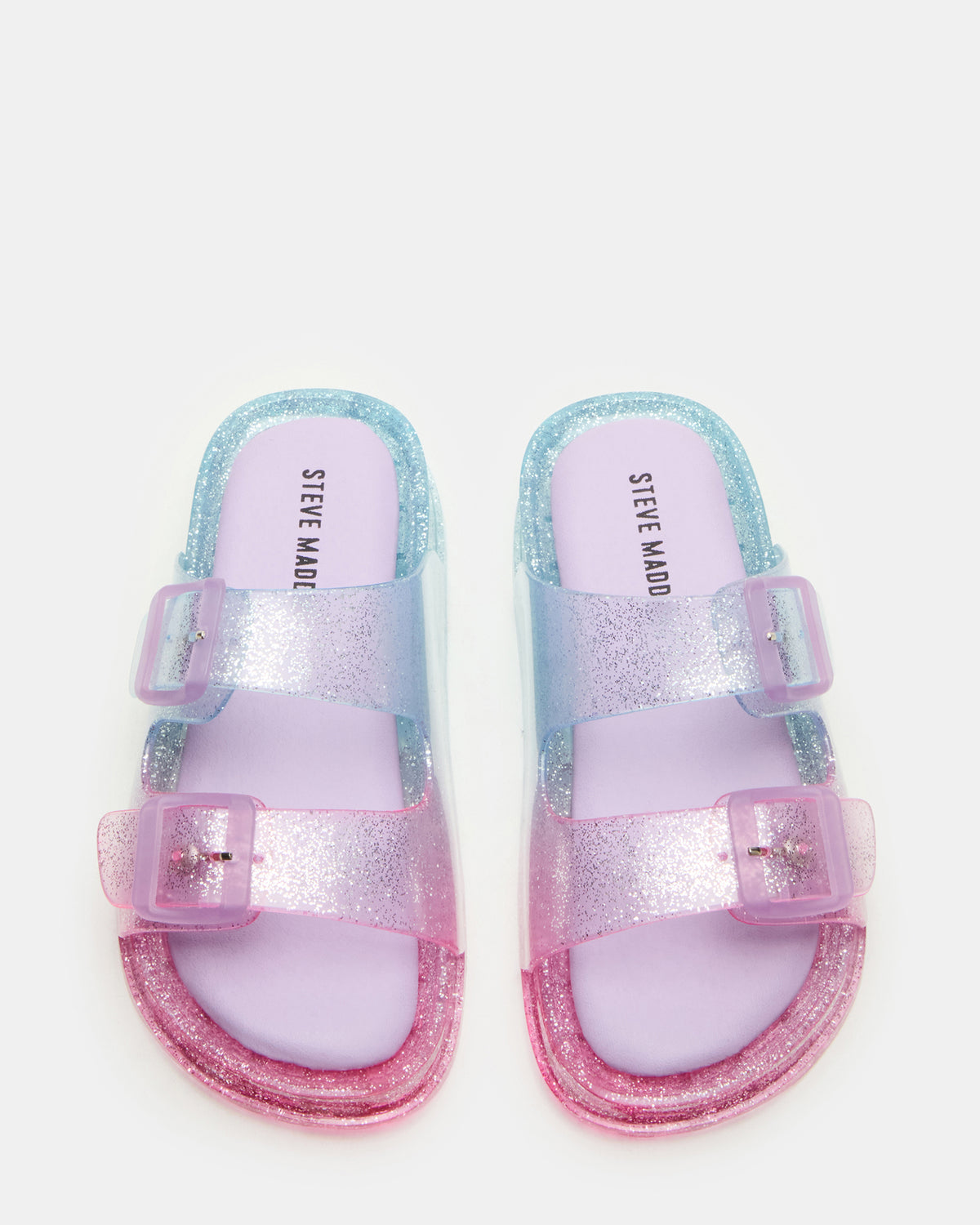 Kids' LOLLI Multi Girls' Flatform Slide Sandal Steve Madden MULTI