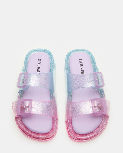 Kids' LOLLI Multi Girls' Flatform Slide Sandal Steve Madden MULTI