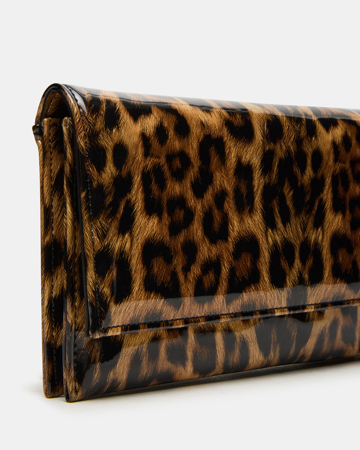 JULIANA Bag Leopard Patent Crossbody Clutch Handbag Steve Madden LEOPARD PATENT