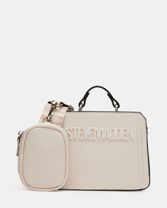 EVELYN Mini Bag Cream | Women's Top-Handle Crossbody Bag Steve Madden CREAM