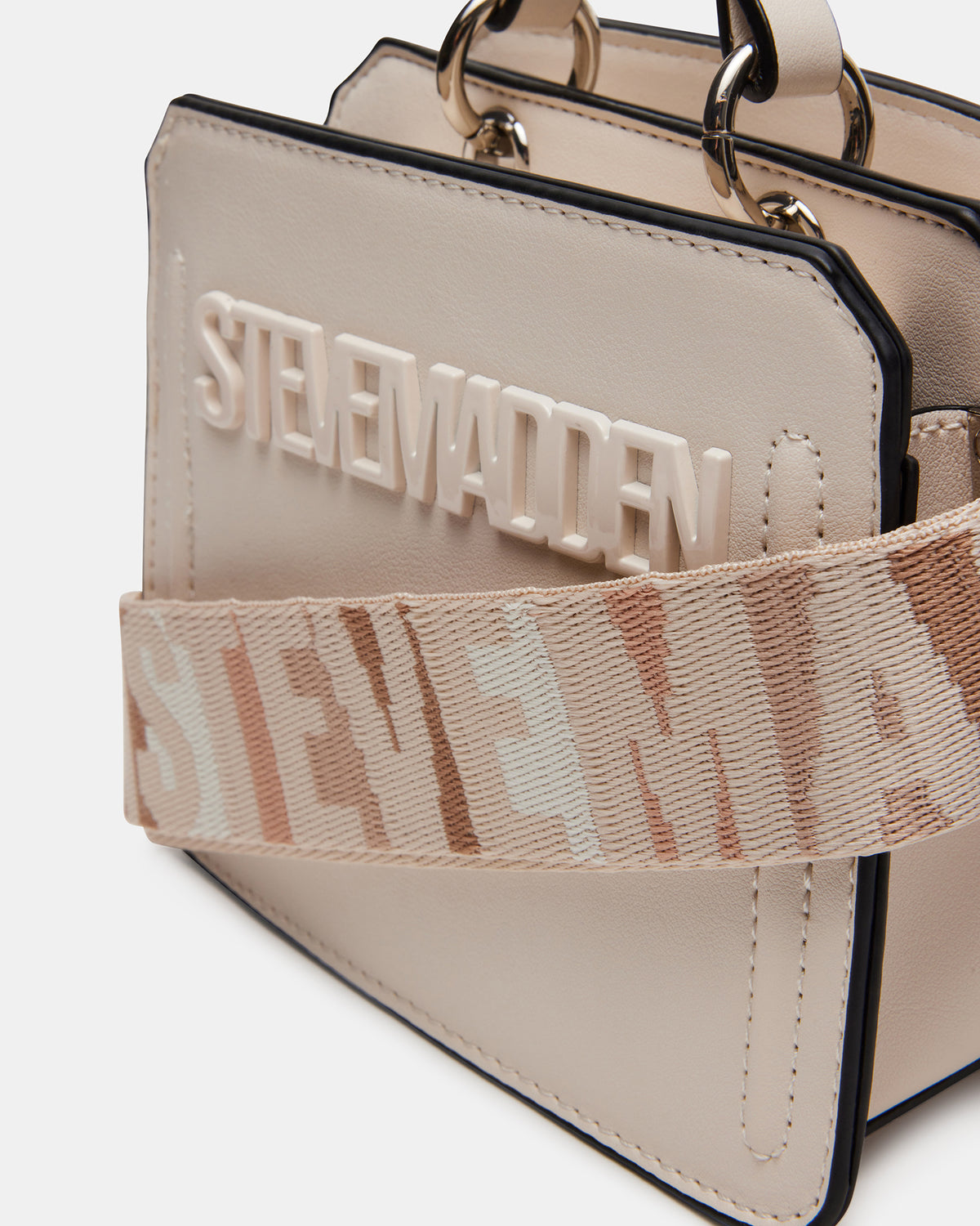 EVELYN Mini Bag Cream | Women's Top-Handle Crossbody Bag Steve Madden CREAM