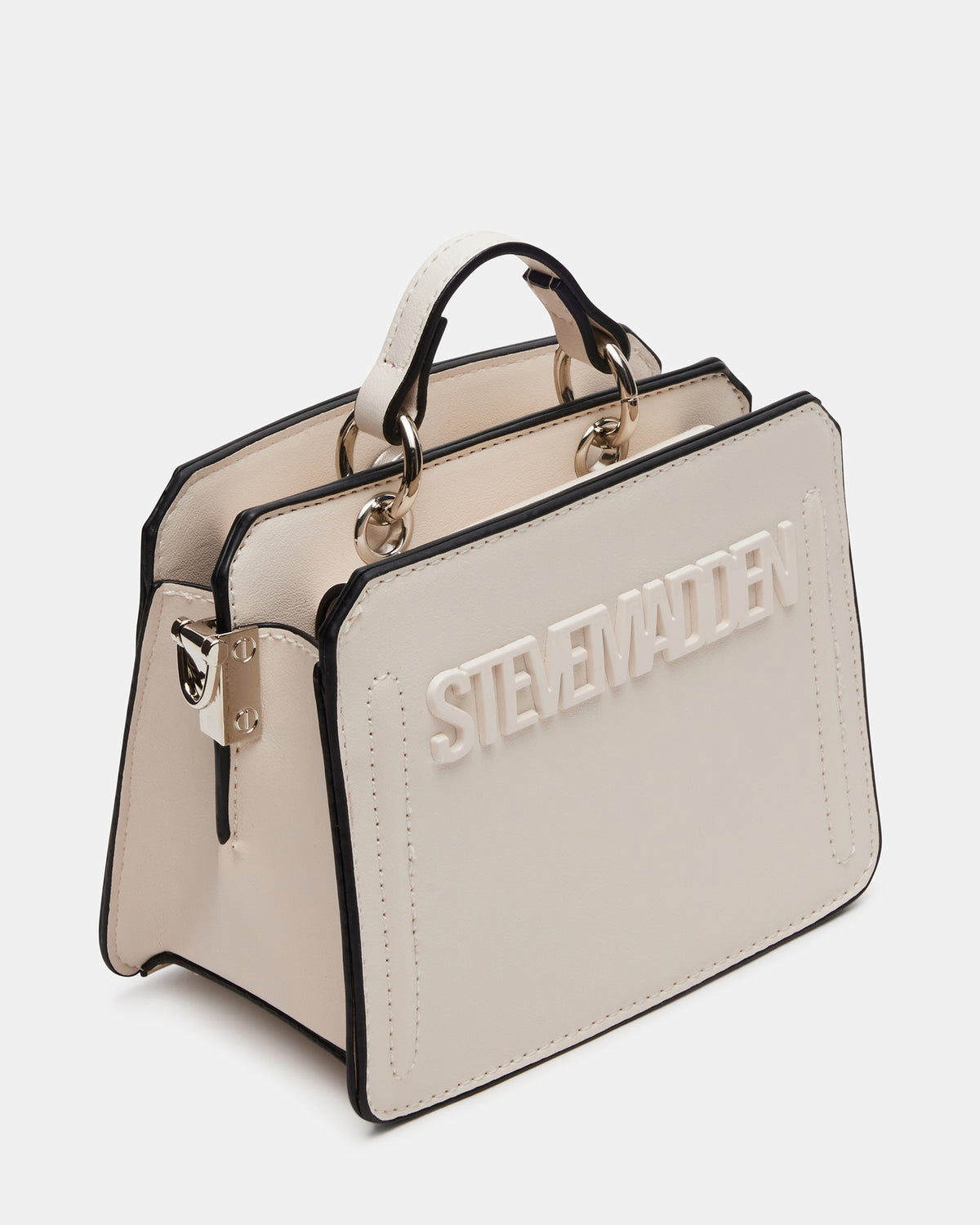 EVELYN Mini Bag Cream | Women's Top-Handle Crossbody Bag Steve Madden CREAM