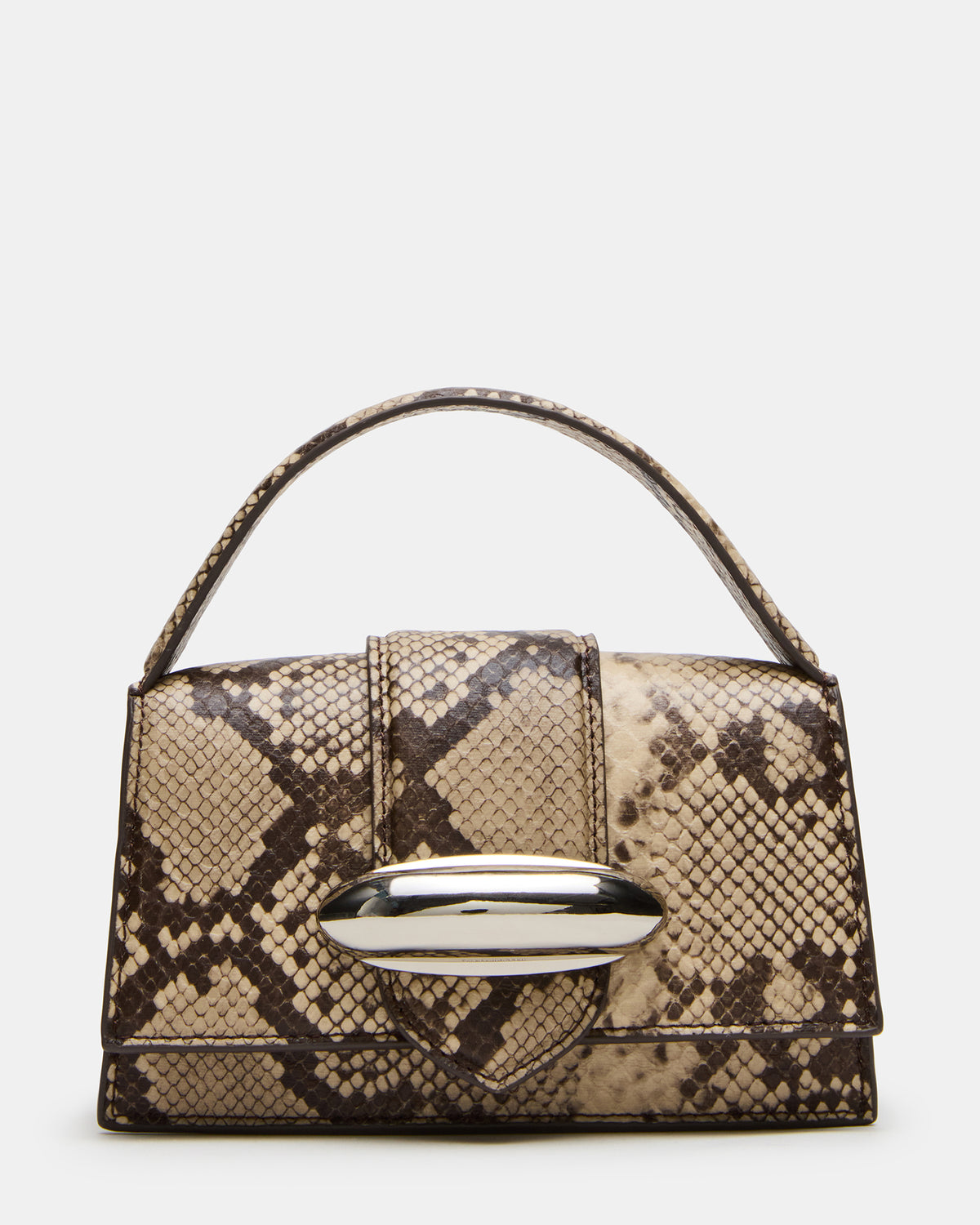 MISHELL Bag Natural Multi Top-Handle Mini Handbag Steve Madden NATURAL MULTI
