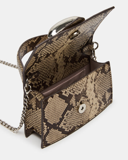 MISHELL Bag Natural Multi Top-Handle Mini Handbag Steve Madden NATURAL MULTI