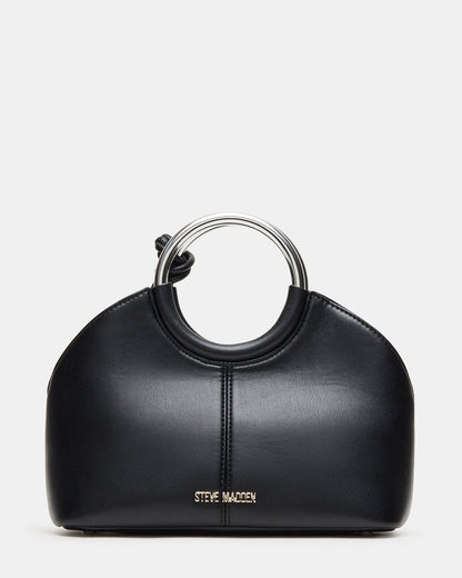 GEENA Embellished Bag Black Ring Top-Handle Crossbody Handbag Steve Madden BLACK