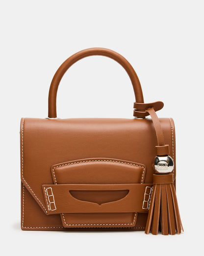 PREPPY Bag Toffee Structured Top-Handle Penny Loafer Crossbody Handbag Steve Madden TOFFEE