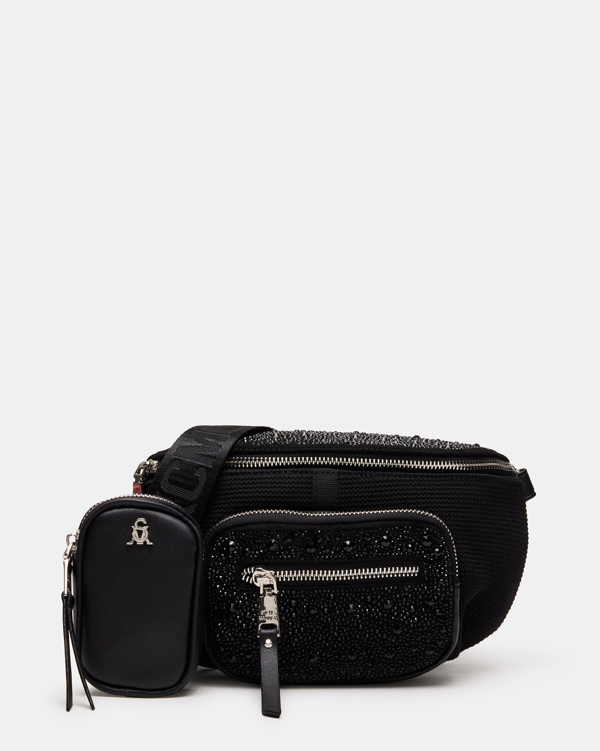 MAXIMA Bag Black Crossbody Bag | Women's Black Crossbody Bag Steve Madden BLACK