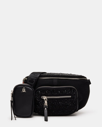 MAXIMA Bag Black Crossbody Bag | Women's Black Crossbody Bag Steve Madden BLACK