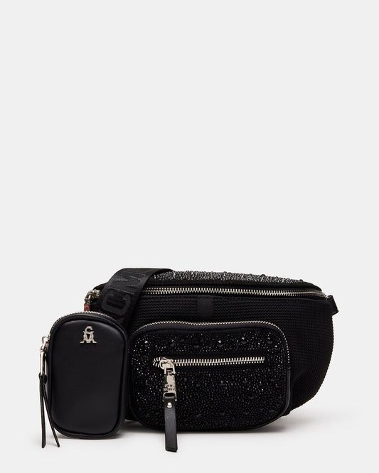 MAXIMA Bag Black Crossbody Bag | Women's Black Crossbody Bag Steve Madden BLACK