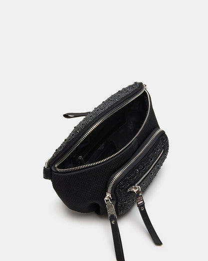 MAXIMA Bag Black Crossbody Bag | Women's Black Crossbody Bag Steve Madden BLACK