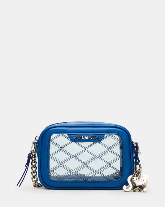 JELLY Bag Blue Clear Camera Crossbody Handbag Steve Madden BLUE