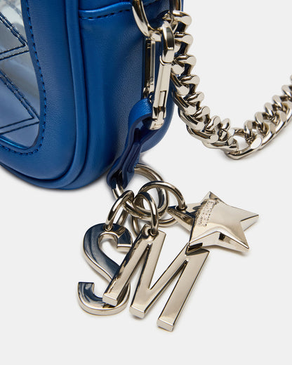 JELLY Bag Blue Clear Camera Crossbody Handbag Steve Madden BLUE