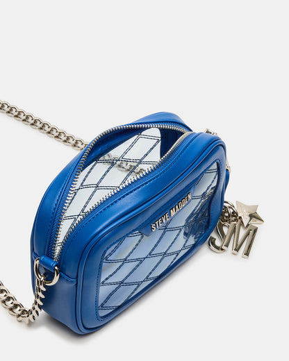 JELLY Bag Blue Clear Camera Crossbody Handbag Steve Madden BLUE