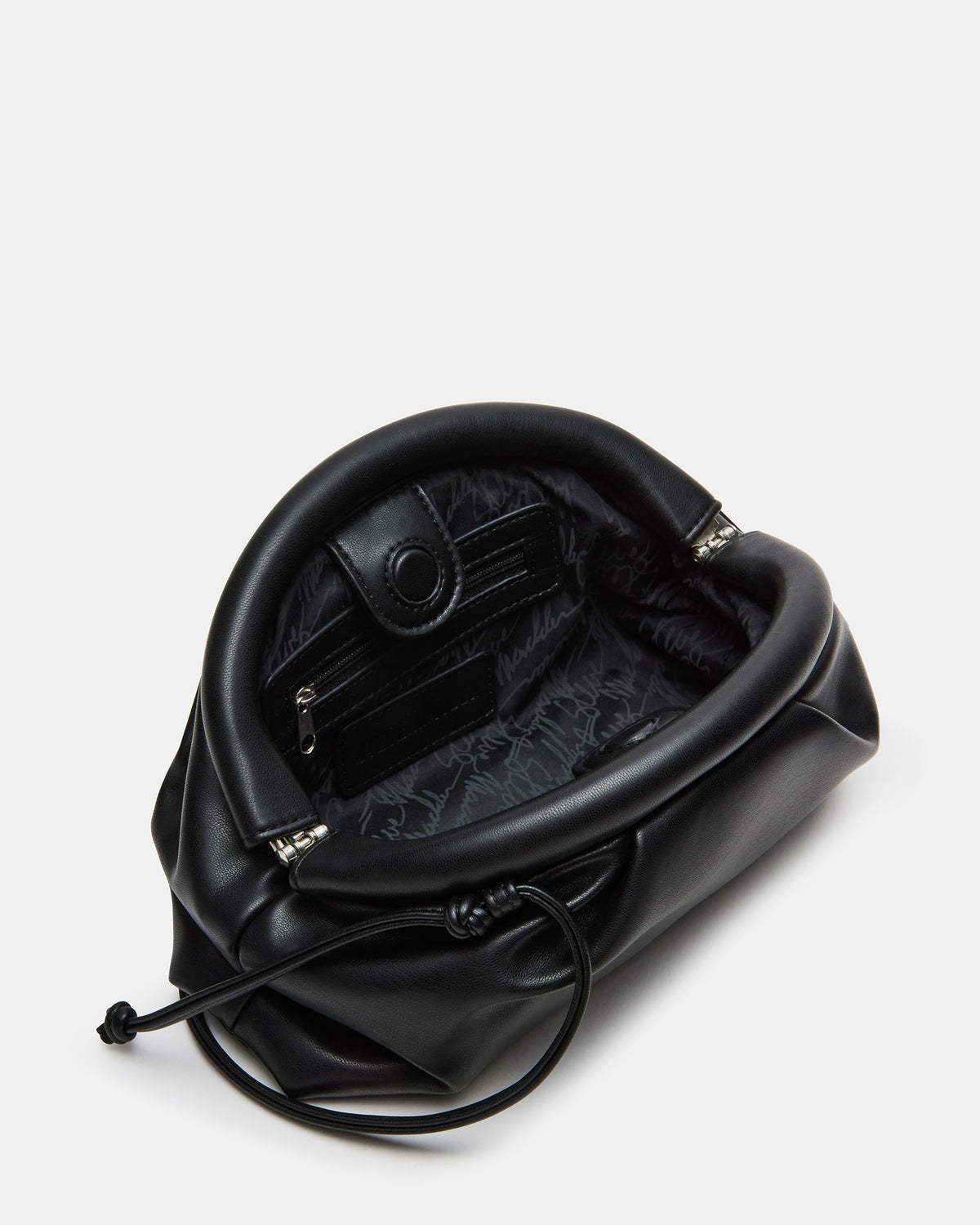 HAILEE Black Women's Soft Clutch Handbag Steve Madden BLACK
