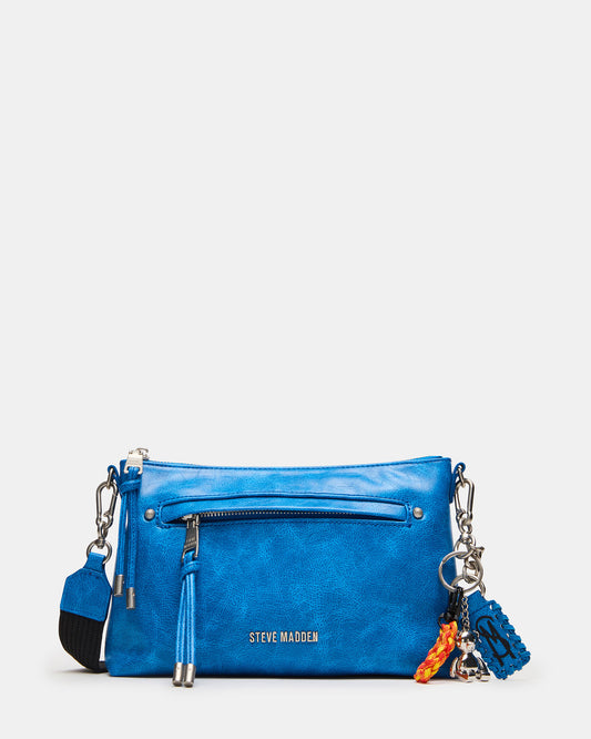 JONY Bag Azzure Top-Zipper Crossbody Handbag Steve Madden AZURE