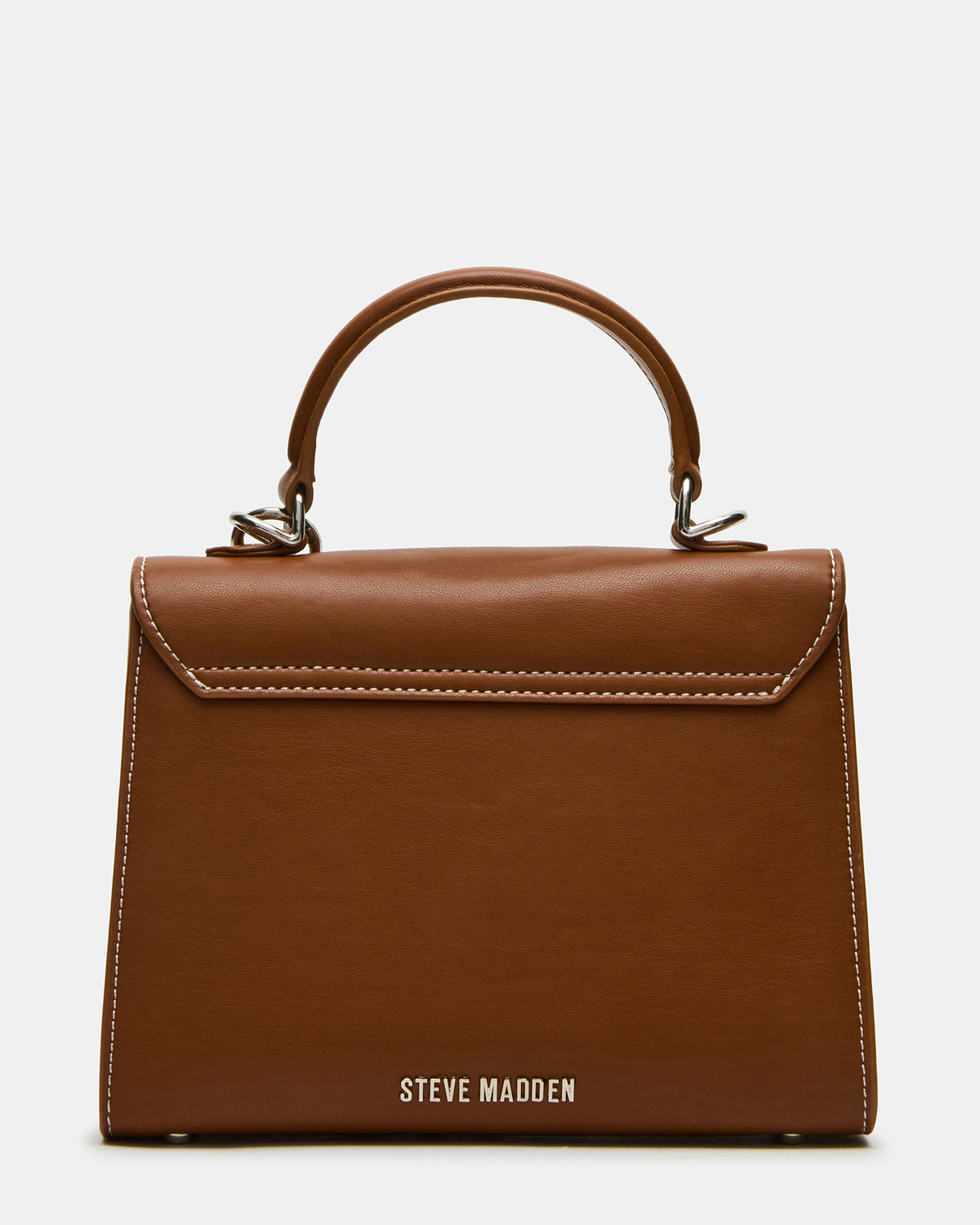 ELLOISE Bag Cognac Structured Mini Crossbody Handbag Steve Madden COGNAC
