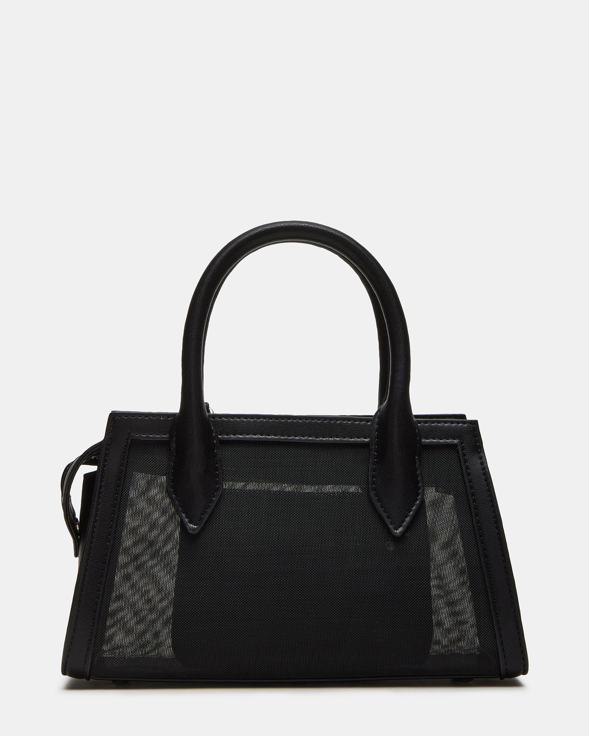 PEACHY Black Women's Mini Top-Handle Mesh Handbag Steve Madden BLACK