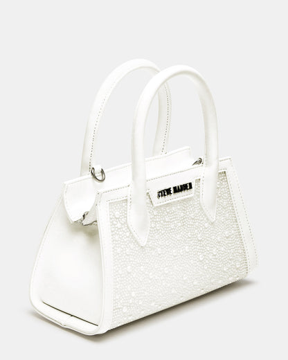 PEACH White Multi Women's Mini Top-Handle Mesh Handbag Steve Madden WHITE MULTI