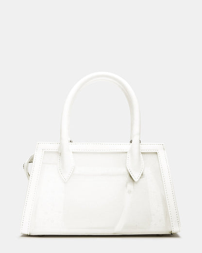 PEACH White Multi Women's Mini Top-Handle Mesh Handbag Steve Madden WHITE MULTI