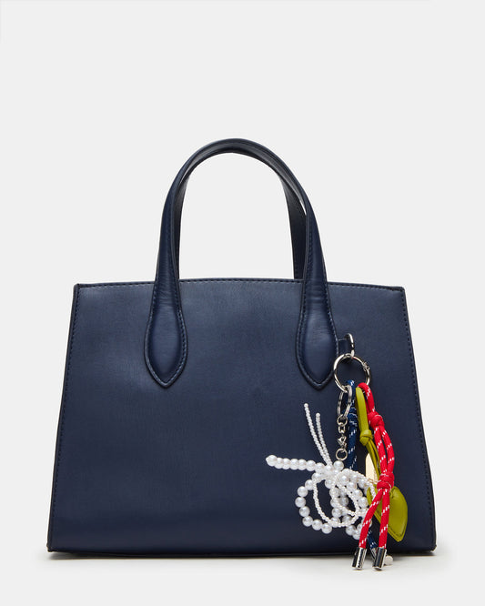 CALLEB Bag Navy Structured Tote Crossbody Handbag Steve Madden NAVY