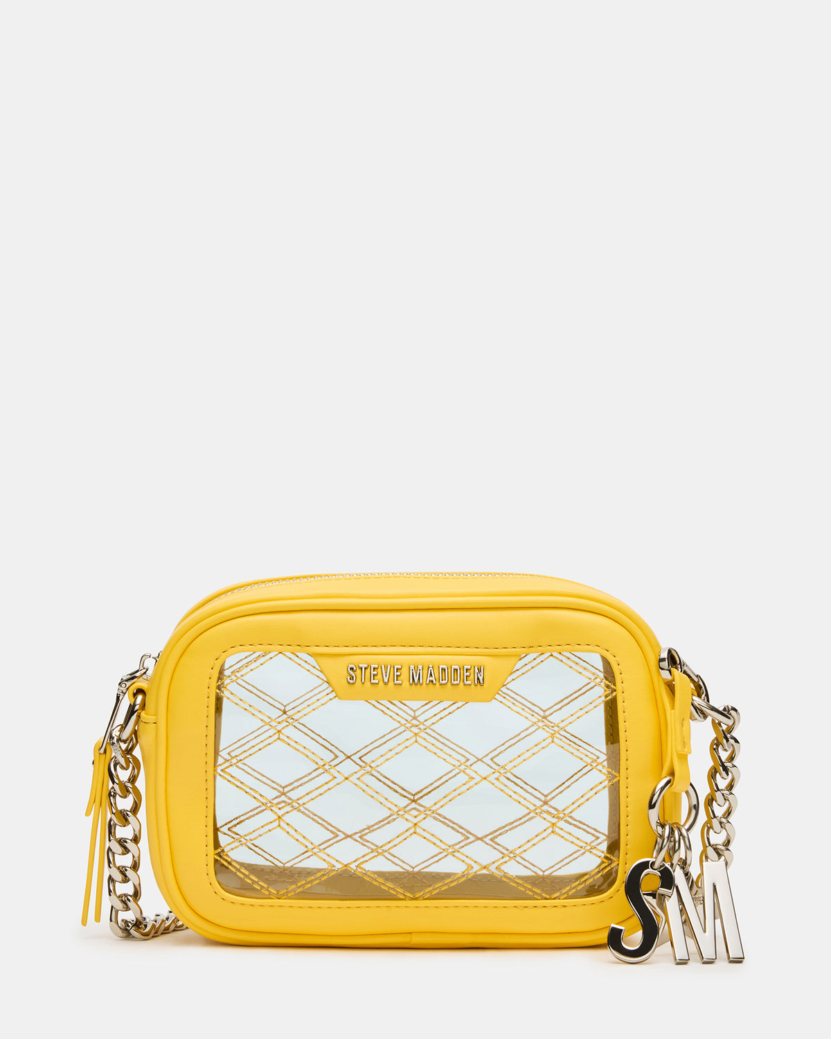 JELLY Bag Yellow Clear Camera Crossbody Handbag Steve Madden YELLOW