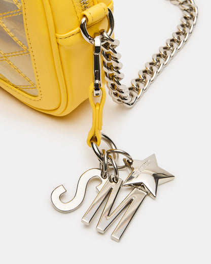 JELLY Bag Yellow Clear Camera Crossbody Handbag Steve Madden YELLOW