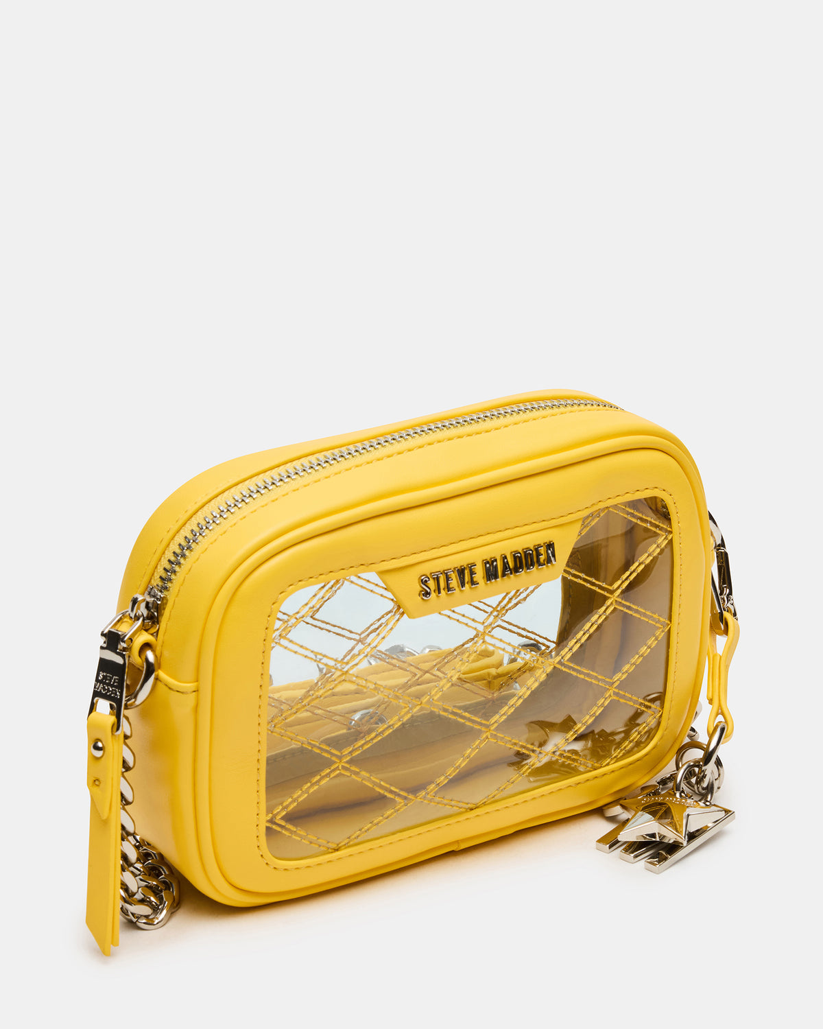 JELLY Bag Yellow Clear Camera Crossbody Handbag Steve Madden YELLOW