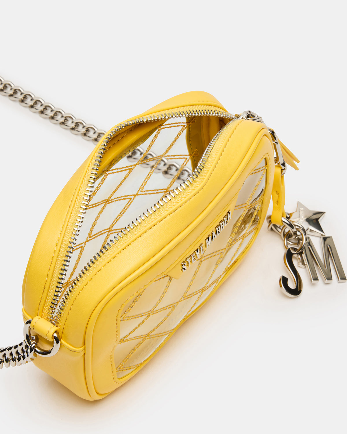 JELLY Bag Yellow Clear Camera Crossbody Handbag Steve Madden YELLOW