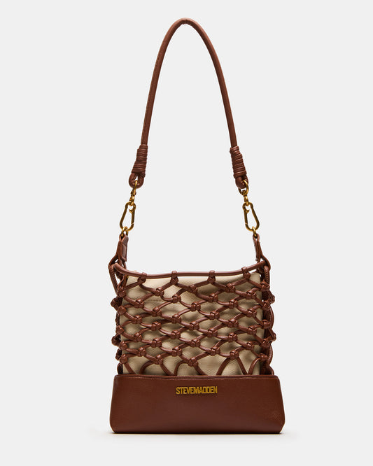 ARDA Cognac Multi Women's Crossbody Pouch Handbag Steve Madden COGNAC MULTI